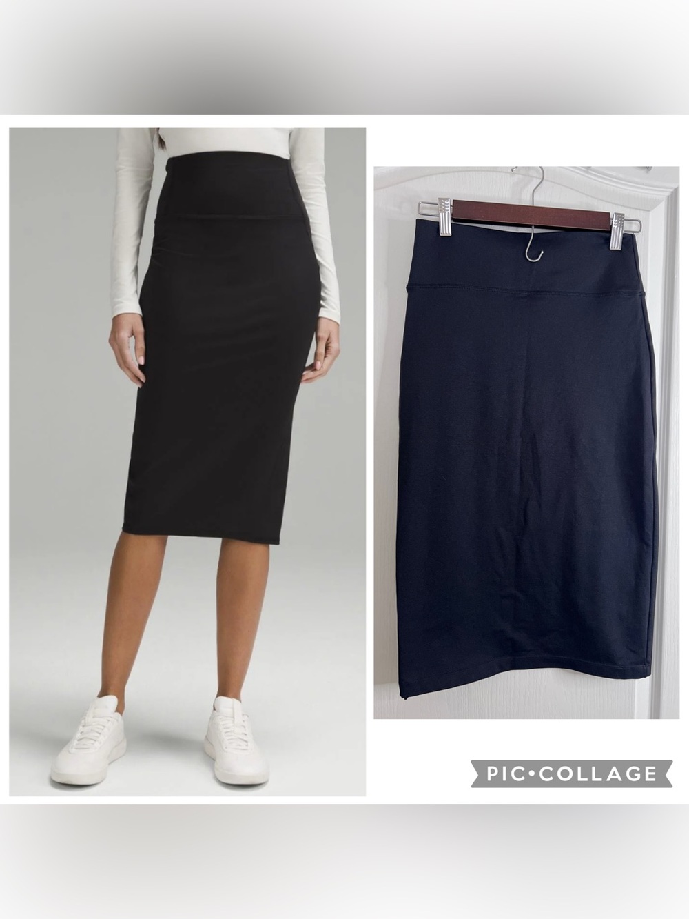 Soho Girls Black High-Waist Pencil Skirt size L
